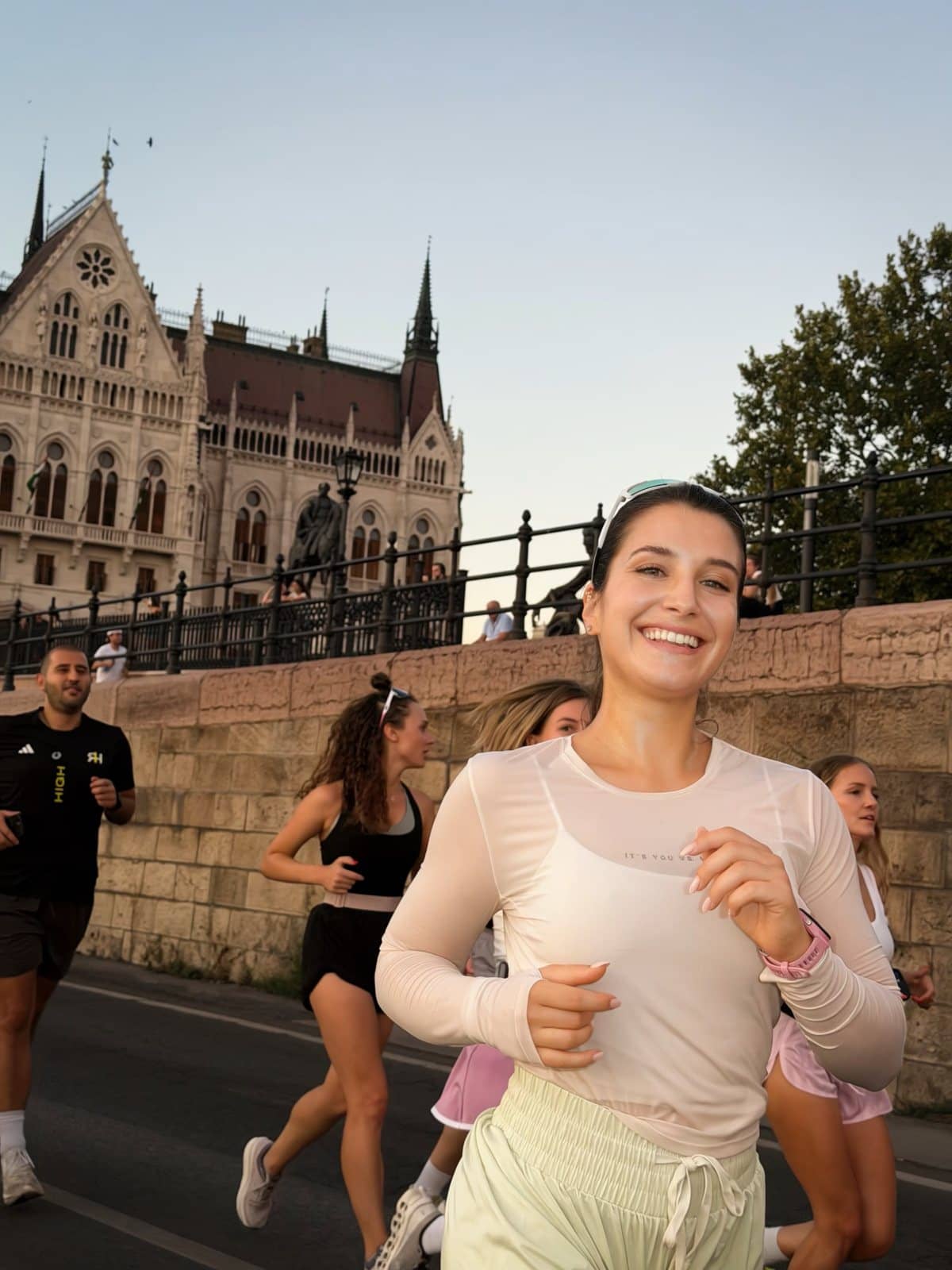 Runners High members on a club run in Budapest
