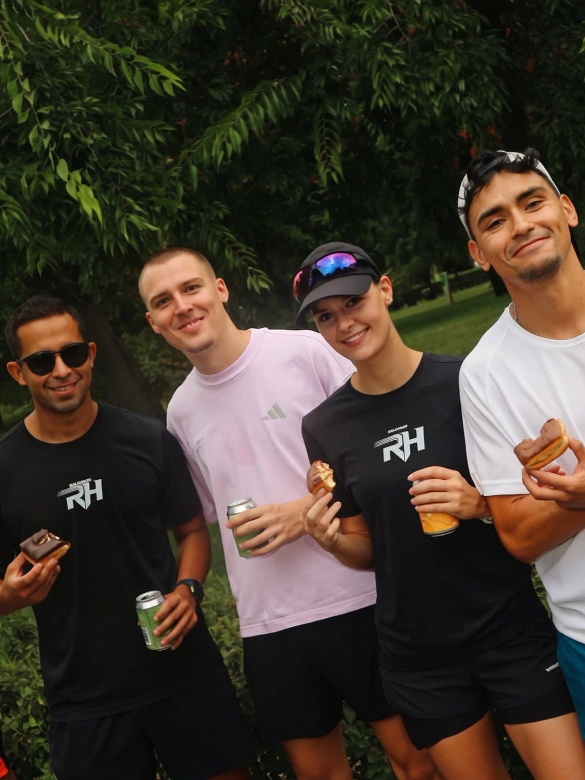 Runners High members on a club run in Budapest